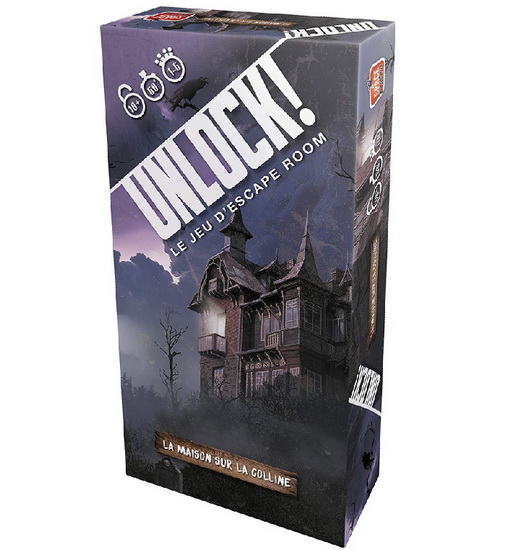 Jeu D'escape Room UNLOCK : La Maison Sur La Colline - Version Française, Tutoriel Inclus - Occasion