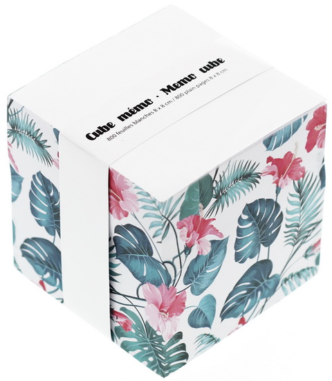 Cube mémo Feuillage 800 feuilles