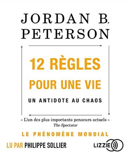 12 règles pour une vie : un antidote au chaos (CD) - JORDAN B PETERSON