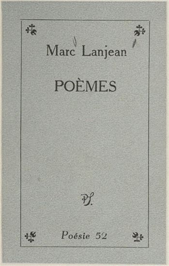 Poèmes - MARC LANJEAN