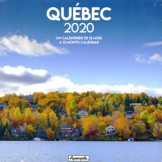Calendrier 2020 Québec 30x30cm