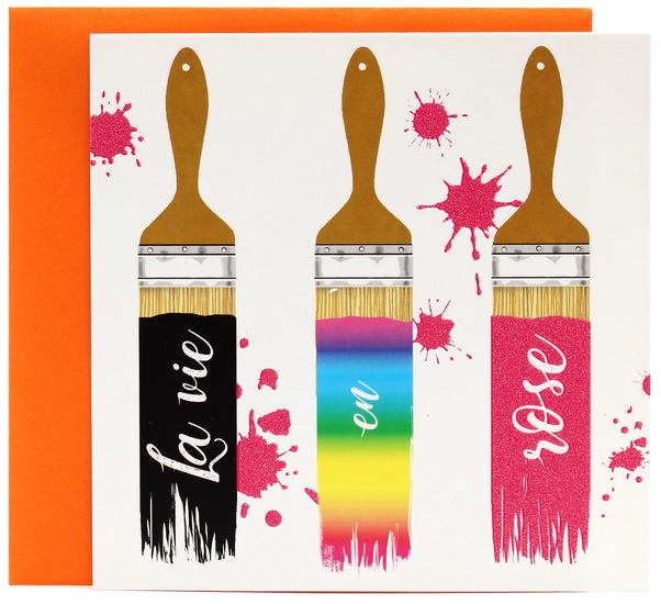 La vie en rose pinceaux