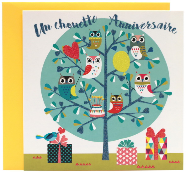 Un chouette anniversaire hiboux cadeaux