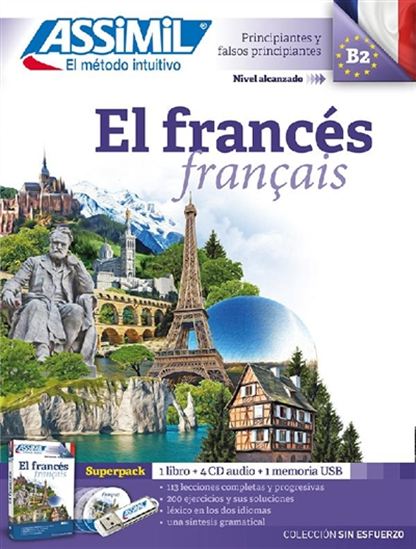 El francés : super pack 4 CD N.éd. Cof. - ANTHONY BULGER - JEAN-LOUP CHÉREL