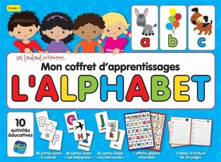 L&#39;Alphabet : mon coffret d&#39;apprentissage - COLLECTIF