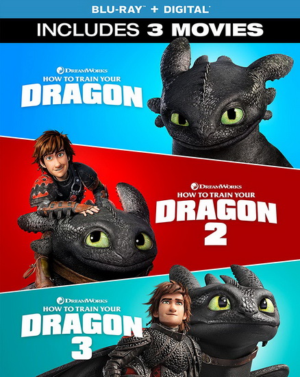 How To Train Your Dragon: 3-Movie Collection (Blu-Ray) - DIVERS