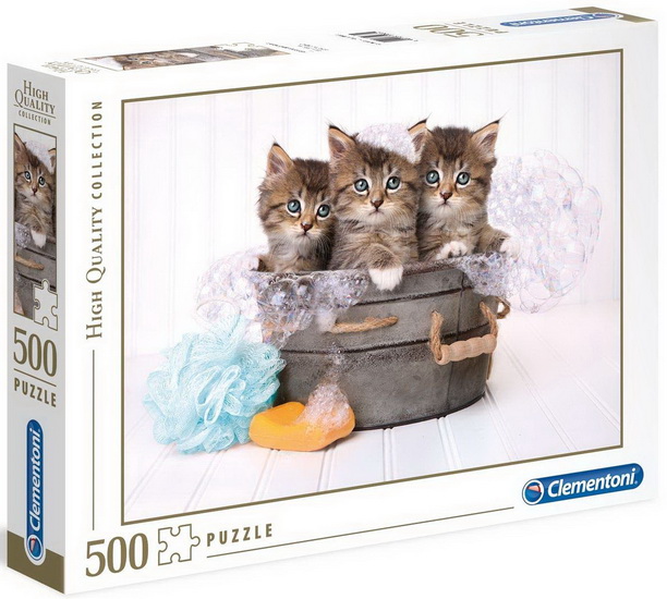 Chatons dans le savon 500 mcx