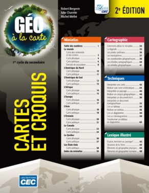 Géo à la carte : cartes et croquis 2e éd. - COLLECTIF