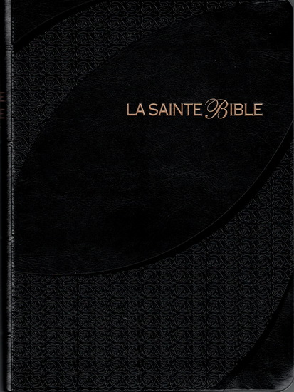 Bible SG 1910 gros caractères noire avec onglets - COLLECTIF