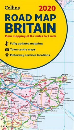 2020 Collins Map of Britain and Northern Ireland - COLLECTIF