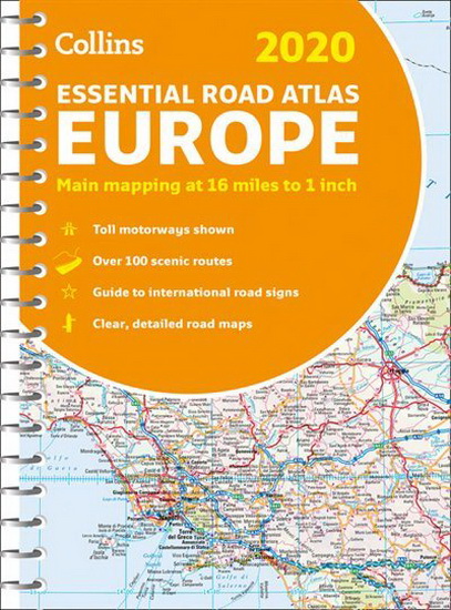 2020 Collins Essential Road Atlas Europe - COLLECTIF