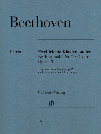 Two Easy Piano Sonatas Nos. 19 & 20, Op. 49 - LUDWIG VAN BEETHOVEN