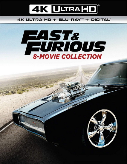 Fast & Furious (8 Movie Collection) (4K+Blu-Ray) (MM) - DIVERS