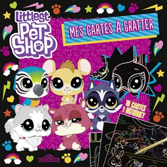 Littlest Petshop : mes cartes à gratter : violette