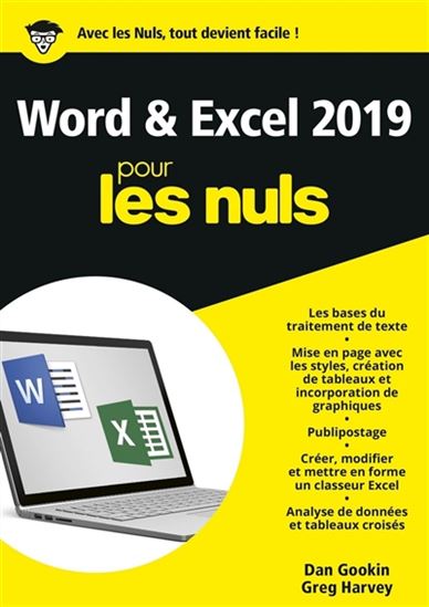 Word & Excel 2019 pour les nuls - DAN GOOKIN - GREG HARVEY