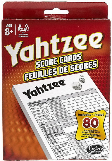 Feuille rechange Yahtzee