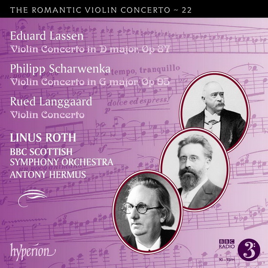 Romantic Violin Concerto Vol.22 - import - LASSEN - SCHARWENKA - LANGAARD