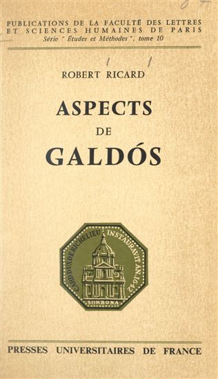 Aspects de Galdós - ROBERT RICARD