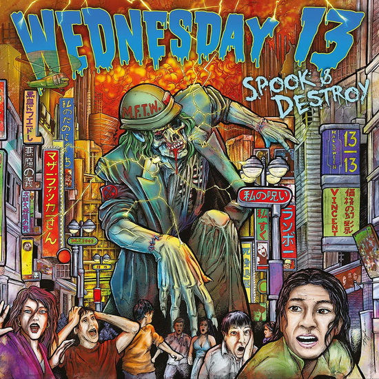 Spook & Destroy - EP - 2012 reissue digipak - WEDNESDAY 13