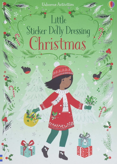 LITTLE STICKER DOLLY DRESSING CHRISTMAS - FIONA WATT