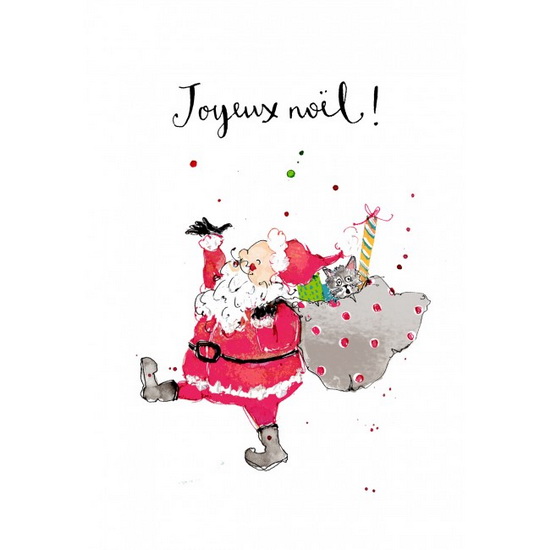 Joyeux noël ! Père Noël avec cadeaux