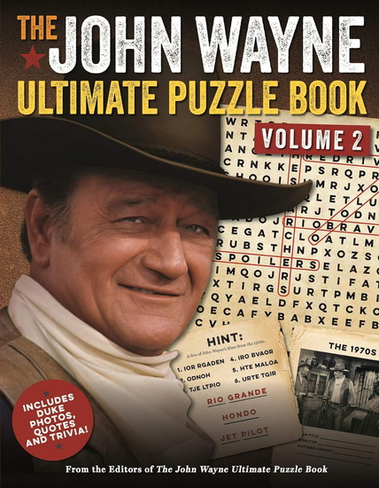 The John Wayne Giant Puzzle Book - Large Print Edition - COLLECTIF