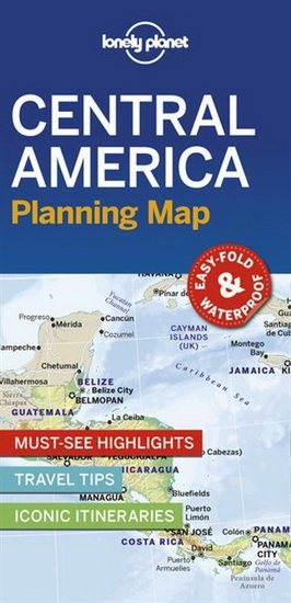Lonely Planet Central America Planning Map - COLLECTIF