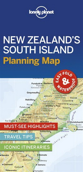 Lonely Planet New Zealand&#39;s South Island Planning Map - COLLECTIF