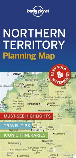 Lonely Planet Northern Territory Planning Map - COLLECTIF