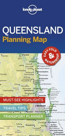 Lonely Planet Queensland Planning Map - COLLECTIF