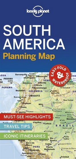 Lonely Planet South America Planning Map - COLLECTIF