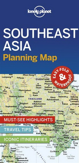 Lonely Planet Southeast Asia Planning Map - COLLECTIF