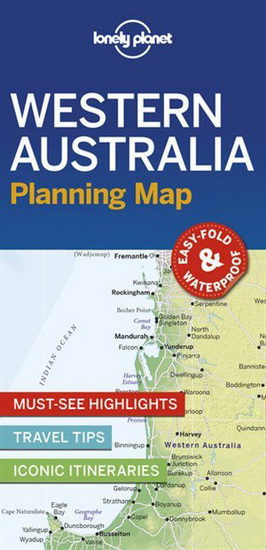Lonely Planet Western Australia Planning Map - COLLECTIF