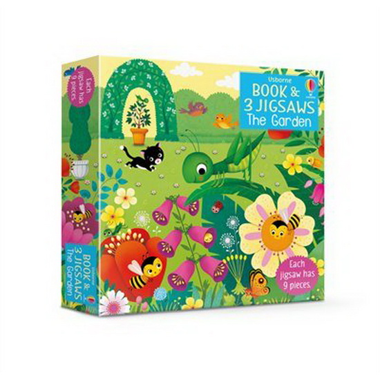 Usborne Book and Jigsaws: The Garden - SAM TAPLIN