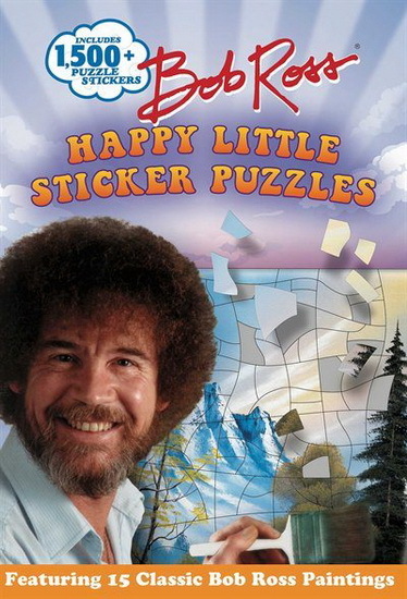 Bob Ross Happy Little Sticker Puzzles - GINA GOLD