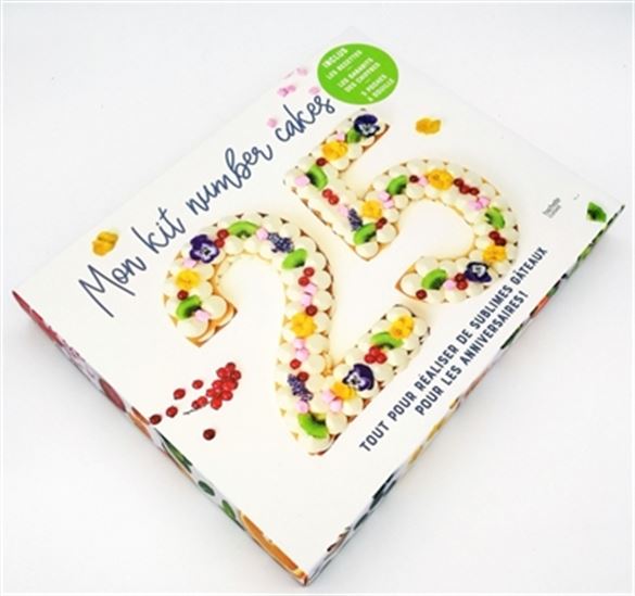 Mon kit number cakes : tout pour réaliser de sublimes gateaux pour les anniversaires Cof. - LAETITIA LAURENT