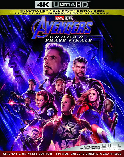 Avengers: Endgame (Avengers: Phase Finale) (4K+Blu-Ray) - RUSSO JOE - RUSSO ANTHONY