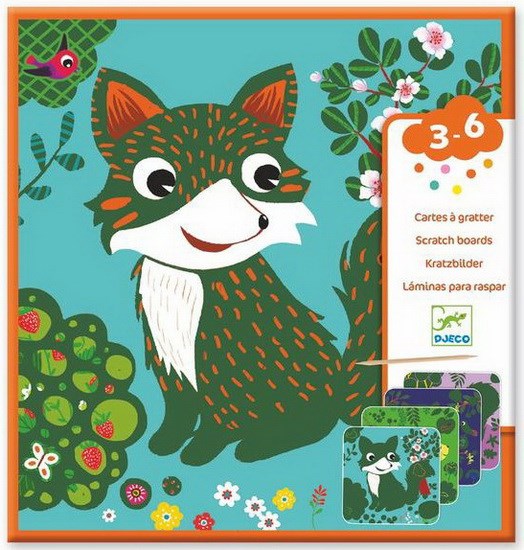 Cartes à gratter Petites bêtes