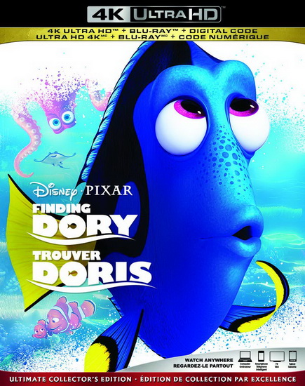 Finding Dory (Trouver Doris) (4K+Blu-Ray) - STANTON ANDREW