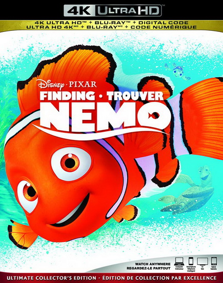 Finding Nemo (Trouver Némo) (4K+Blu-Ray) - STANTON ANDREW