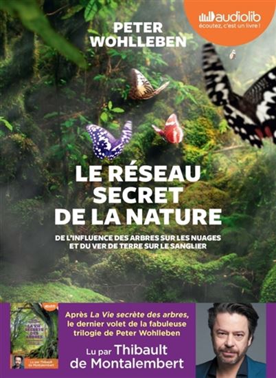 Le Réseau secret de la nature : de l'influence des arbres sur les nuages et du ver de terre sur le sanglier (CD MP3 : 7 h 15 min) - PETER WOHLLEBEN
