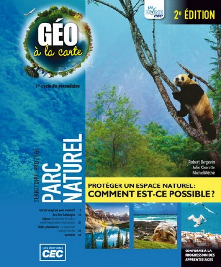 Géo à la carte : fascicule Parc naturel 2e éd. - COLLECTIF