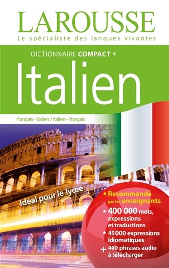 Dictionnaire Compact + italien : fr-ita / ita-fr  N. éd. - COLLECTIF