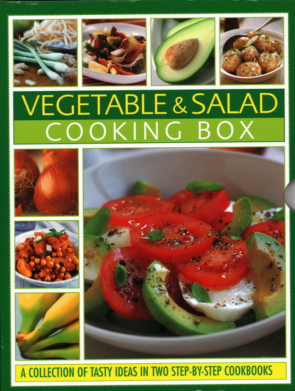 Vegetable & Salad Cooking Box: A Collection Of Tasty Ideas In Two Step-By-Step Cookbooks - STEVEN WHEELER