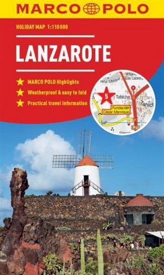 Lanzarote Marco Polo Holiday Map - COLLECTIF