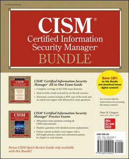 CISM Certified Information Security Manager Bundle - GREGORY
