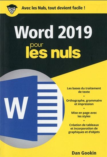 Word 2019 pour les nuls - DAN GOOKIN