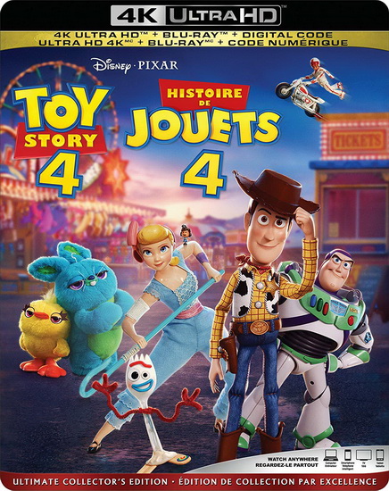 Toy Story 4 (Histoire de jouet 4) (4K+Blu-Ray) - COOLEY JOSH