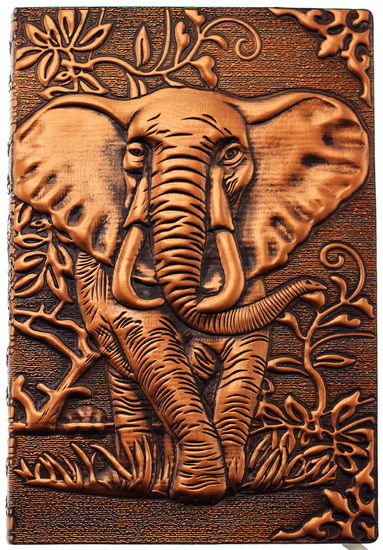 Journal embossé Éléphant 192p