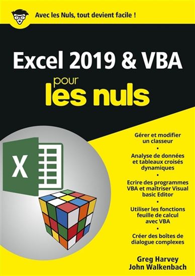 Excel 2019 & VBA pour les nuls - GREG HARVEY - JOHN WALKENBACH